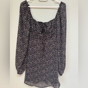 Loverichie/Very J brand floral puff sleeve mini dress